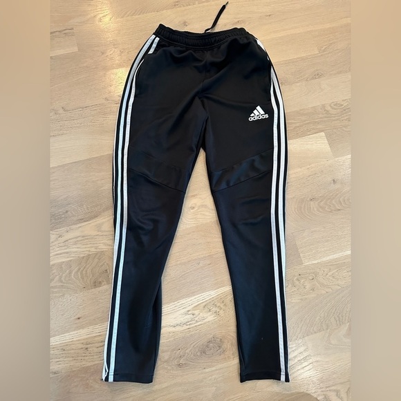 Adidas Tiro climacool jogger sweatpants black white men's small - Picture 1 of 11